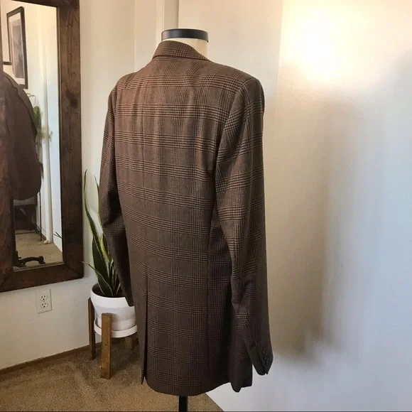VTG BRIONI for Neiman Marcus luxury houndstooth sport coat - Picture 11 of 16